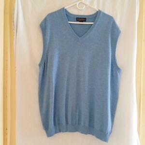 Brooks Brothers 100% Supima Cotton Vest Sweater